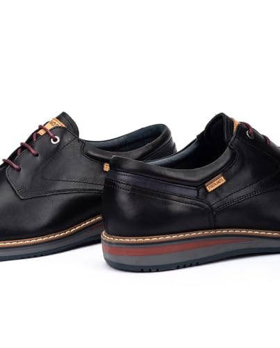 Image of PIKOLINOS Avila M1T-4050 Men's Lace-Up Shoes - Stylish Premium Calfskin Leather - Removable Cushioned Insole - Wide Fit - Lightweight Sole for Everyday Walking Comfort