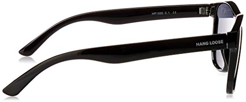 Óculos de sol TR0008-C1, Hang Loose, Feminino, Preto Soft