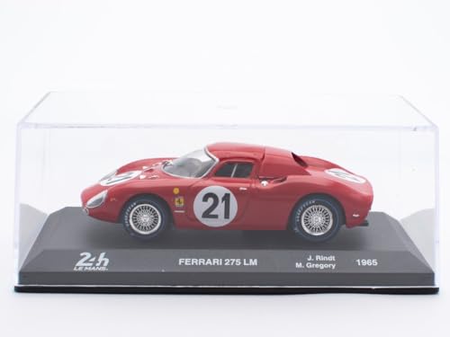 OPO 10 - 1/43 miniature car compatible with FERRARI 275 LM - Rindt-Gregory - 1965 - LE MANS LM010, Multicolor