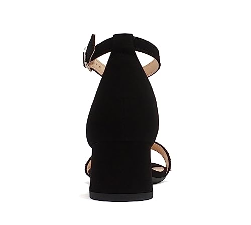 Soda “VEIL-2” ~ Little Kids/Children/Girls Open Round Toe Rhinestone Closed Back Counter Ankle Strap Low Heel Sandal2