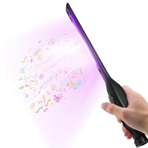 Dailytop Travel UV Light Sanitizer Wand, Home Disinfection Device,Portable UV Light Disinfection Lamp USB Rechargeable