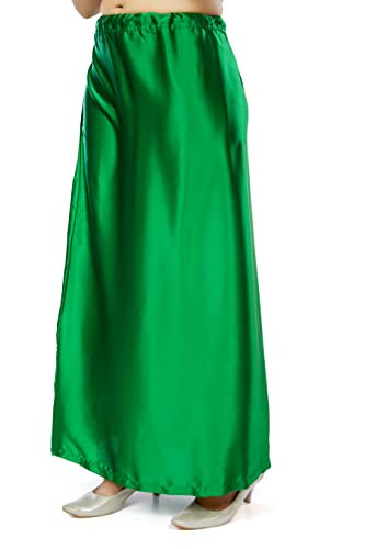 Image of Madhu Fashion Women's Satin Saree Petticoat Saree Underskirt