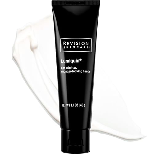 Revision Skincare Lumiquin® Hand Cream, Anti Aging Hand Moisturizer, Supports Moisture Barrier, Skin Brightening, 1.7 oz
