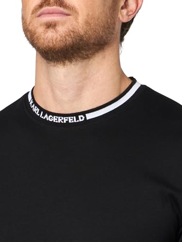 KARL LAGERFELD Men's U-Neck Short Sleeve Pullover T-Shirt3