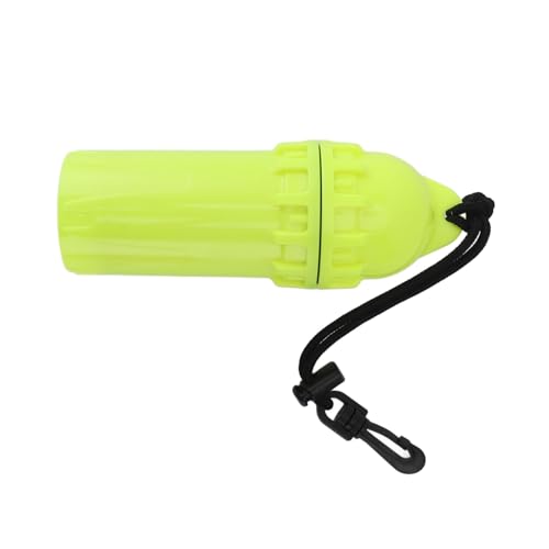 CCYLEZ Dry Box, Snorkeling Dry Box Rugged Cylindrical PP with Clip for Surfing (Yellow)