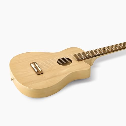Image of Loog Pro 6 Acoustic kids real guitar for Beginners Compact size Ages 9+ Learning app and Lessons included