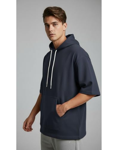 Image of FYLTR Men's Solid Sweatshirt |Oversized Fit| Fashionable Sweatshirt for Men