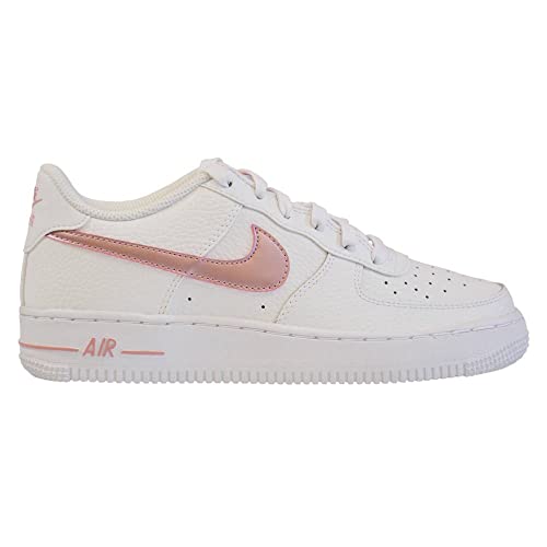 Grade School Nike Air Force 1 - White & Pink Glaze