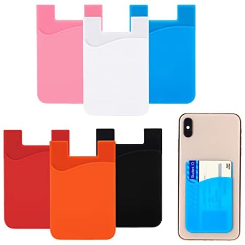 FRIUSATE Silicone Phone Card Holder Set Cover