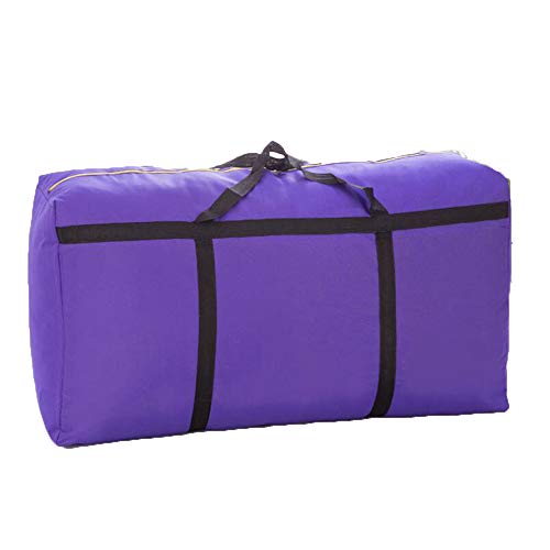 GCCLCF Storage Bag with Zipper Duvet Storage Bag Storage Bag Under The Queen Bed for Moving Driving Travel Mobile Comfortable Tasteless Fabric Laundry BagPurple