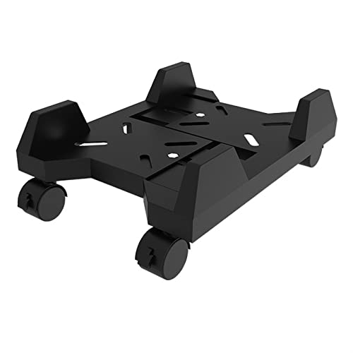 Soporte móvil para CPU, base con ruedas para torre de PC de escritorio, ajustable para la mayoría de cajas de PC gaming (Negro) miniatura 1