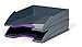 Produktbild Durable Briefablagen Set (Varicolor), 2 Ablagefächer stapelbar, lila/anthrazit, 770212