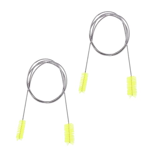 COLLBATH Flexible Hose Cleaning Brush Double Ended Water Brush for Fish Tank Maintenance Long Spring Pipe Cleaner for Aquatic Environments