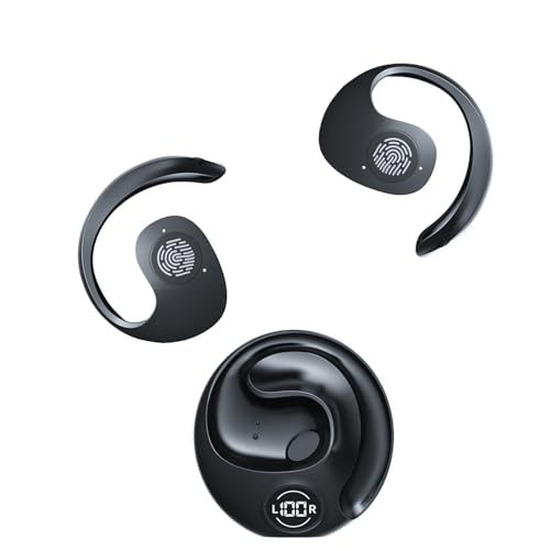 Oreillette bluetooth sans-fil Écouteurs Bluetooth sans Fil Sport Nouveau 2024 Écouteur Bluetooth 5.3 HiFi Stéréo Casque Courir ecouteurs Ouverts auriculares bluetooth écouter USB-C Charge Rapide