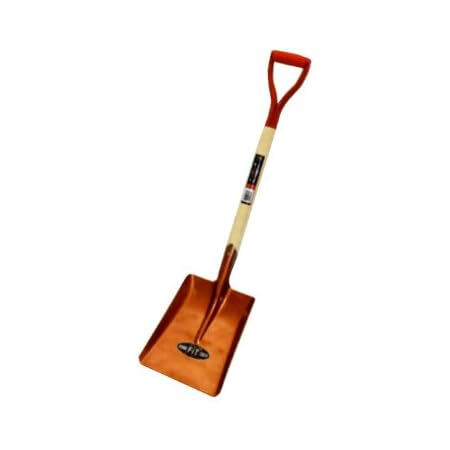 Amazon 村の鍛冶屋 鉄 角型ショベル 木柄 スコップ シャベル