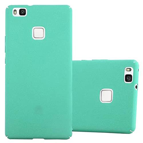 Cadorabo Custodia per Huawei P9 LITE in FROSTY VERDE - Rigida Cover Protettiva Sottile con Bordo Protezione - Back Hard Case Ultra Slim Bumper Antiurto Guscio Plastica