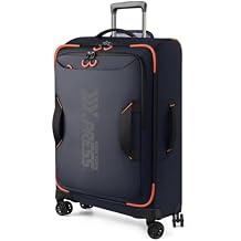 30 Large Softside Suitcase,Luggage w/Spinner Wheels,Waterproof,Lightweight Travel Suitcase for Men/WomenBlue,30in
