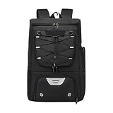 Beimus Mochila de baloncesto de tela Oxford resistente con 11 secciones de almacenamiento para equipo deportivo y calzado mochila deportiva de equipo