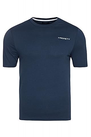 Hackett London Fenwick Tee Shirt męska koszulka golfowa niebieska HMX2000D