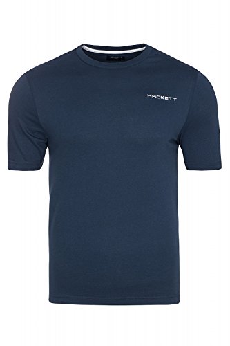 Hackett London Fenwick Tee Shirt męska koszulka golfowa niebieska HMX2000D
