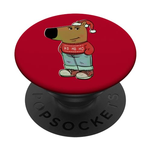 Chill Guy - My New Character Meme Christmas Chill Guy PopSockets Adhesive PopGrip