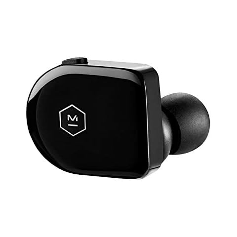 Master & Dynamic MW07 True Wireless Earphones - Bluetooth Enabled Noise Isolating Earbuds - Lightweight Quality Earbuds for Music, Piano Black (MW07PB) Cover