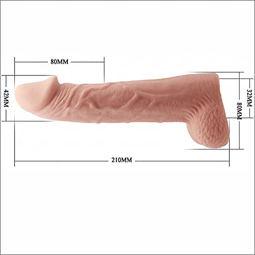 Capa Peniana e Escroto Super Macia SyberSkin Extensora Para Aumento Do Pênis 21cm - Sexy Shop Deliri