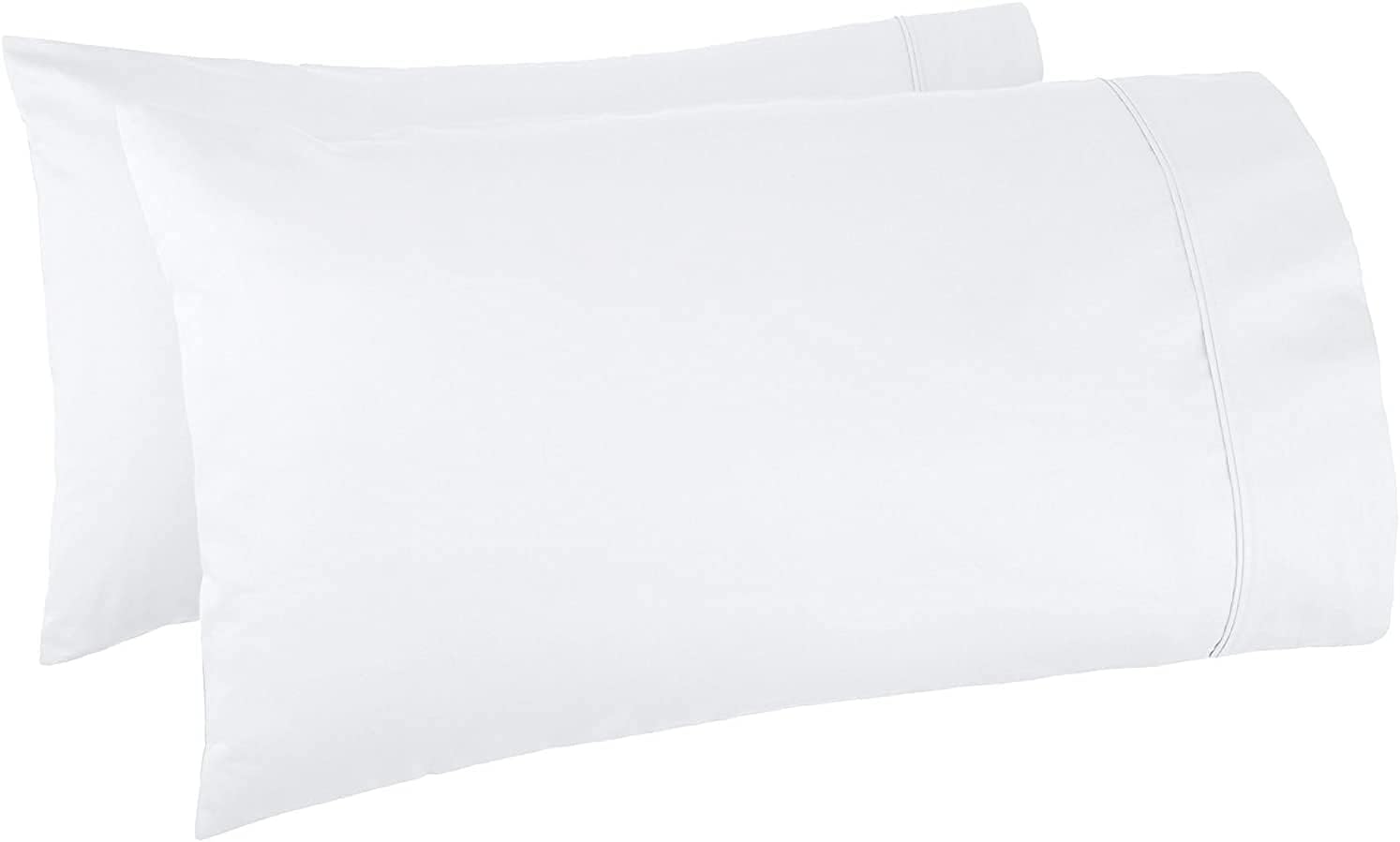 1000 Thread Count 100 Egyptian Cotton Pillow Cases, White
