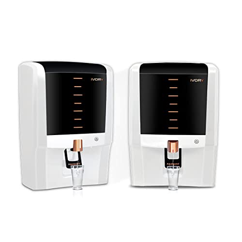 Image of Aquaguard Ivory RO+UV+UF Water Purfier|Patented Active Copper+Zinc Technology|Patented Mineral Guard Technology|Wall Mount or Counter Top Installation by Eureka Forbes White