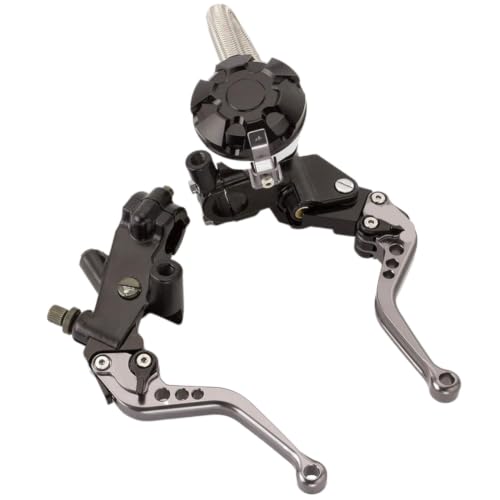 �����u���[�L����уN���b�`�}�X�^�[�V�����_�[���o�[�Z�b�g 22MM 7/8 �C���` RS125 SX125 RS SX 125 �I�[�g�o�C�p(GRAY)