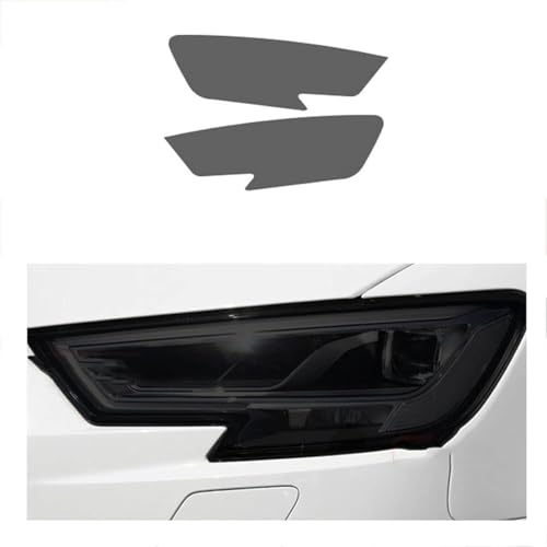 Auto Scheinwerfer Folie Für Audi A3 8v S3 Rs3 8y 2017-2020 Autoscheinwerfer-Lampenfolie, transparent, schwarz, geformte Vinyl-Schutzverkleidung, Frontscheinwerferfolie