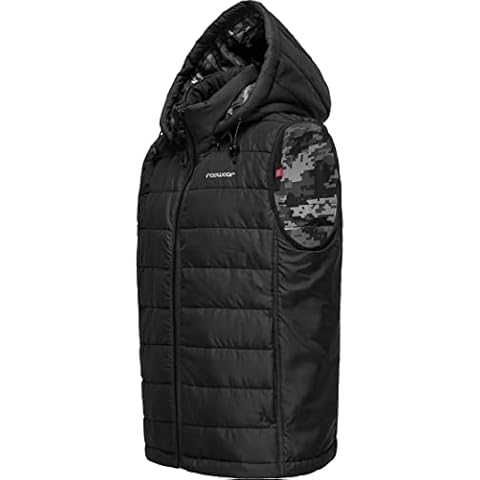 Ragwear Vitek - Chaleco acolchado con capucha desmontable Cover