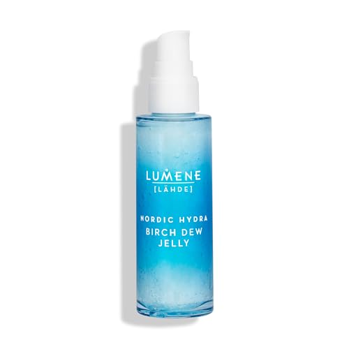 Image of LUMENE Nordic Hydra [LAHDE] Birch Dew Jelly Serum in Moisturising Gel with Hyaluronic Acid, Vegan 50 ml