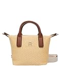 micro reine des neiges pas cher Tommy Hilfiger POPETTE MICRO TOTE R - Bolso para mujer, rafia natural, OS