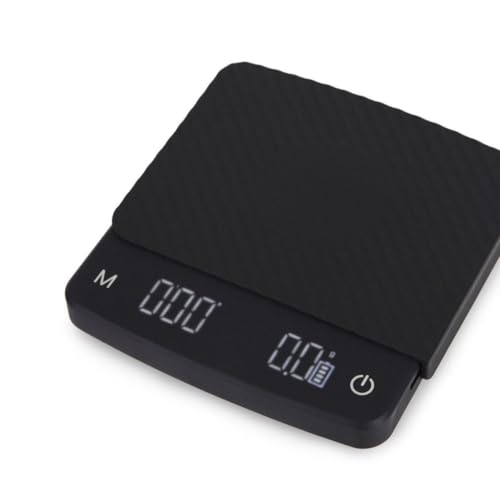 Traxomi �X�}�[�g�R�[�q�[�X�P�[�� �I�[�g�^�C�}�[ ���v���@�\ 0.1g �d�q�� �L�b�`���X�P�[�� �f���A���X�N���[�� �^�b�`�{�^�� �f�M�}�b�g�t�� �R�[�q�[���C�L���O ���� (500g/0.01)