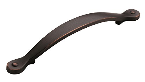Amerock | Cabinet Pull | Oil Rubbed Bronze | 5-1/16 inch (128 mm) Center to Center | Inspirations | 1 Pack | Drawer Pull | Drawer Handle | Cabinet Hardware