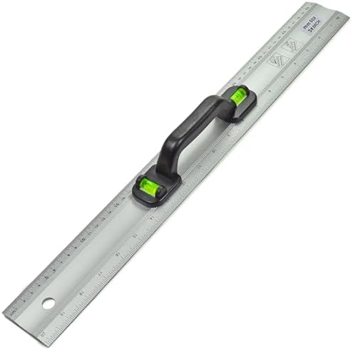 Aluminium Level Ruler APXB Aluminium Ruler With Spirit Level & Handle 24