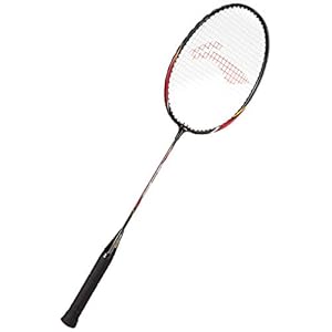 Li-Ning XP 998-PV SINDHU Signature Series Aluminum-Alloy Isometric Strung Badminton Racquet (Charcoal/Red) with cover
