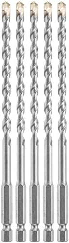 Bosch 5 pc. 1/4 In. X 6 In. Hex Shank Hammer Drill Masonry Bits LBHX0045