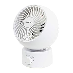 [山善] サーキュレーター 10畳 (換気/空気循環) お手入れ簡単 静音 首振り固定 上下角度調節 風量3段階調節 ホワイト YAS-FW15(W) [メーカー保証1年]
