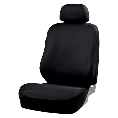 ボンフォーム シートカバー カラードカバー フロント用 ブラック 4055-50-08