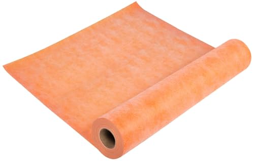 Waterproof Membrane for Shower 3.8 ft x 87 ft / 324 Square Feet Waterproofing Shower Membrane 19.7mil Thickness Waterproof for Sauna Bathroom Walls Tile Underlayment 324 sqft Polyethylene Fabric Roll