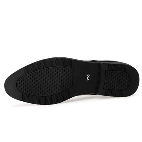 Dress Shoes for Men Men's Leather Flat Shoes Rubber Sole Office Business Wedding Footwear for Spring and Autumn2