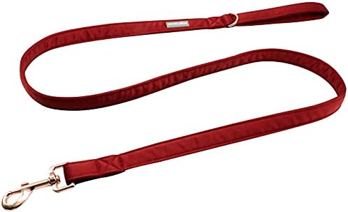 Lionet Paws Bowtie Dog Collar - Comfortable Silk Christmas Dog Collar with Detachable Bow Tie for Small Dogs, Neck 25-40cm