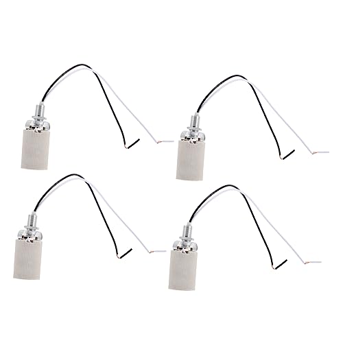 SHINEOFI 4Piezas Soporte Alta Temperatura Compatible con Bombillas Instalación Proyectos de Iluminación DIY