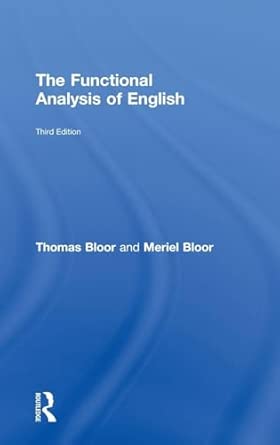 The Functional Analysis of English: A Hallidayan Approach 3rd Edition-Wow! eBook