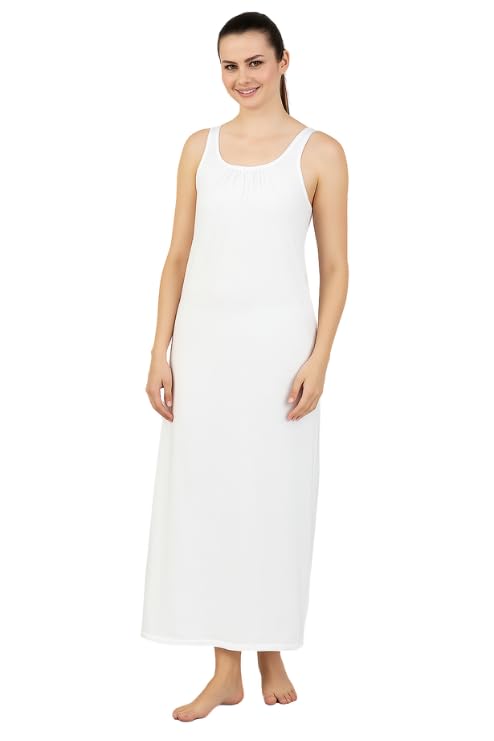 cashish kloset Women's Hosiery Cotton Full Length Camisole, Long Inner Wear Petticoat-Nighty Slip-Kurti Slip (Free Size)-picture-34