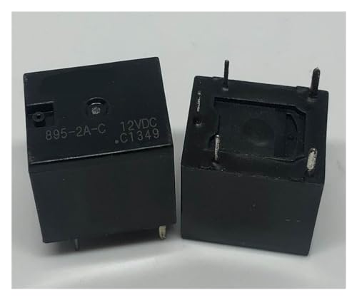 Relé 12VDC 895-2A-C interruptor electromecánico de 5 pines para automatización industrial ligera
