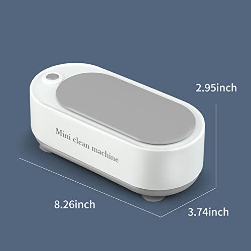 yeacher Limpador de joias ultrassônico Ferramenta de limpeza portátil Limpador de vibração de alta f