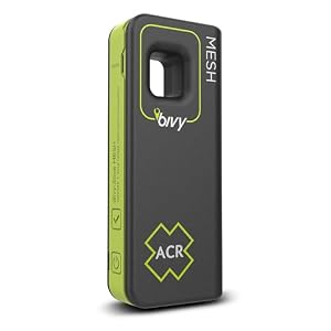 ACR Bivy Stick MESH Satellite Communicator – Dual-Mode LoRa®-Enabled Mesh & Global Iridium Coverage, Two-Way SMS, GPS Tracker, Group Messaging, SOS Emergency with 24hr Reserve Battery – iOS/Android